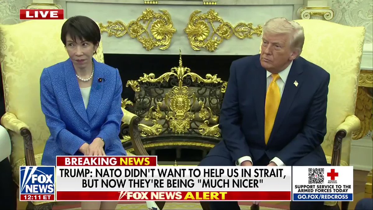 BREAKING: "We didn't tell anybody about [Iran] because we wanted surprise. Who knows better about surprise than Japan? Why didn't you tell me about Pearl Harbor?" - President Trump