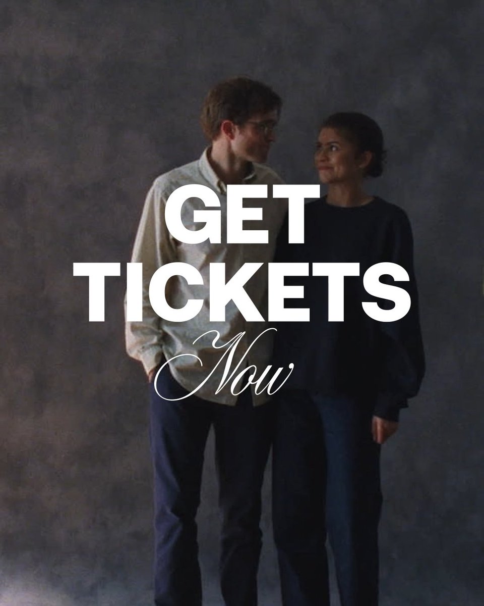 You may be seated. Get tickets now to THE DRAMA starring Zendaya and Robert Pattinson – in theaters April 3.