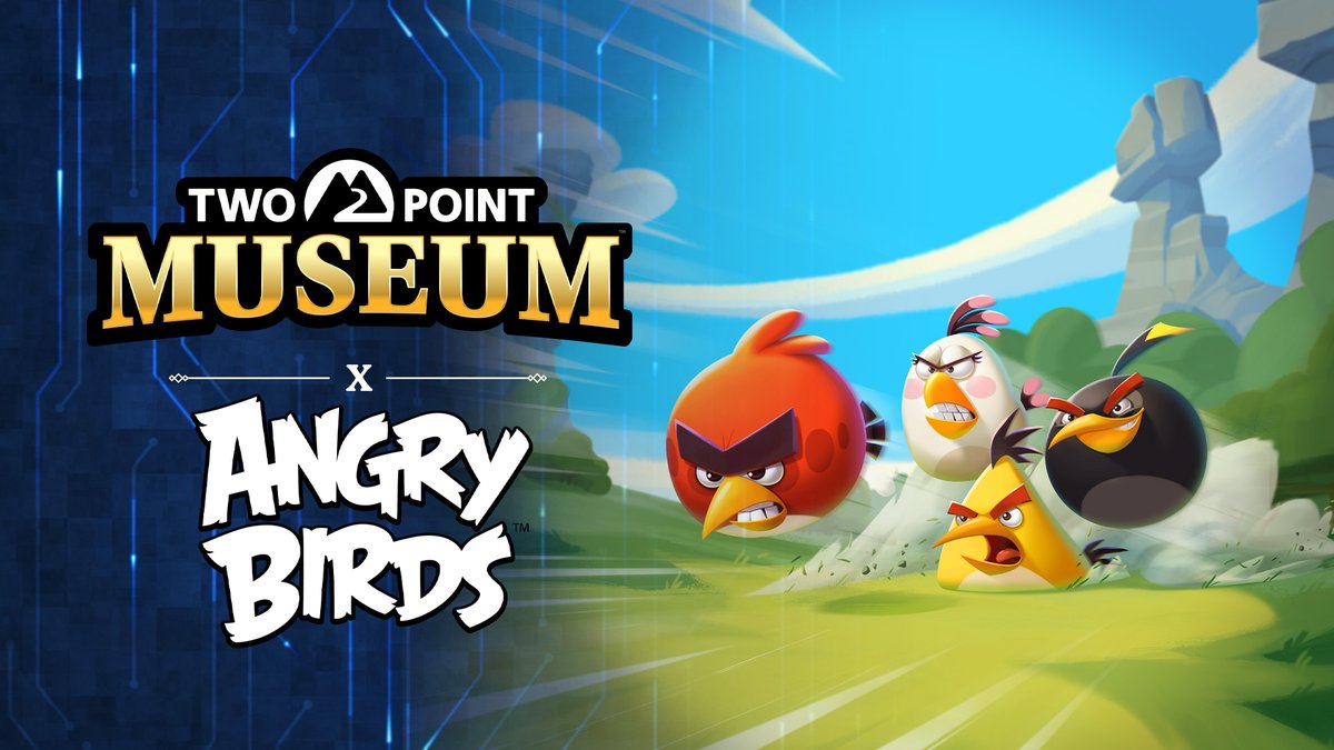 Angry Birds are flying into Two Point Museum! 🐦 Play the FREE Update 8.0 now to explore the new Digiverse rift and check out the added content 💫