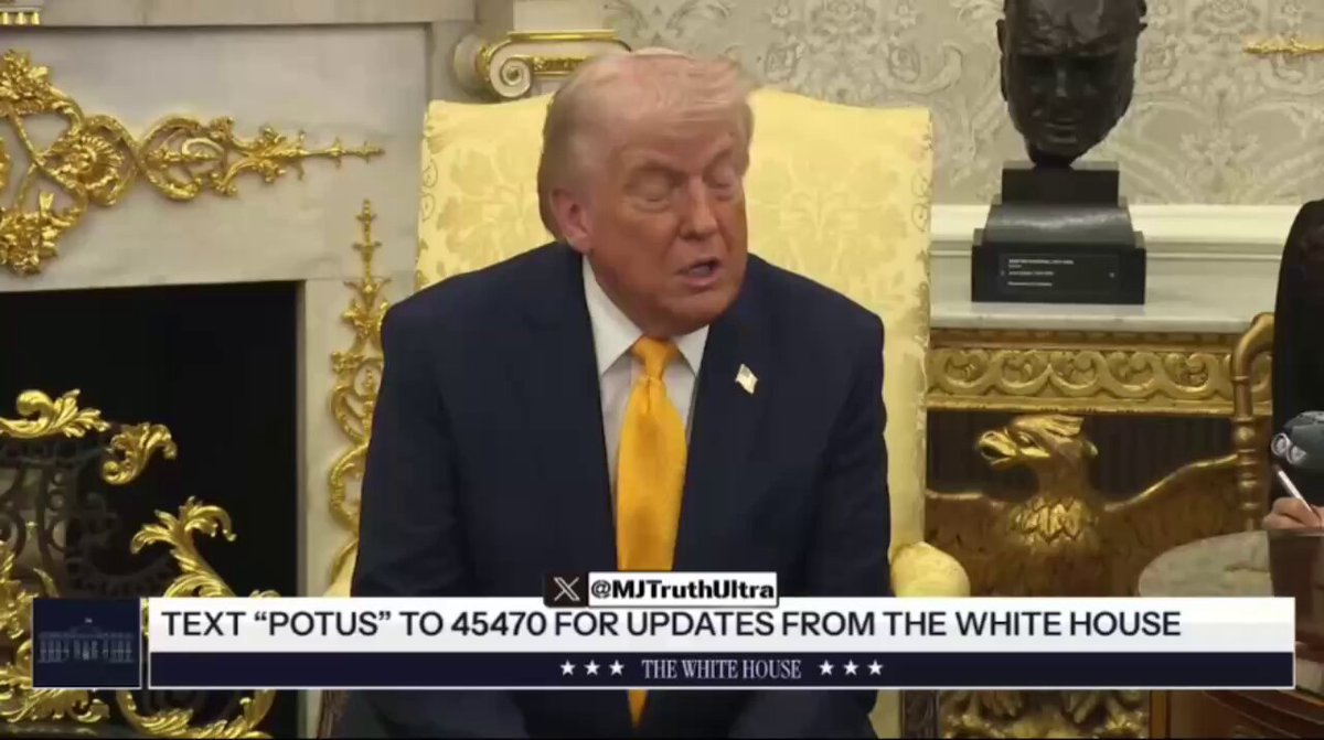 Did you catch that anons? “TIPPY TOP” Within 17 seconds, President Trump says our Military is “Tippy Top”, and Scott Bessent was Central Casting Drop a 🐸 if you know