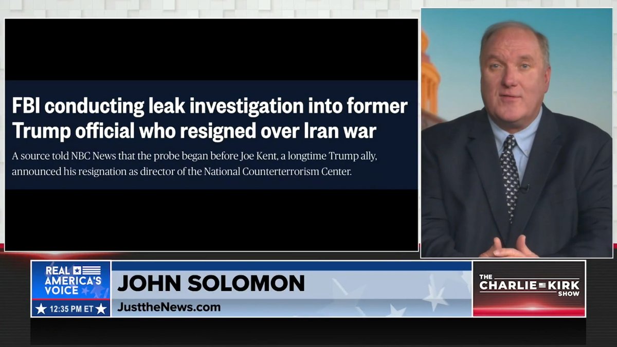 JOE KENT UNDER INVESTIGATION FOR LEAK? @JsolomonReports: Several months ago the FBI began examining a potential leak in technology...believe it is connected to Kent and his office. We are told whether charges are going to be brought are soon.