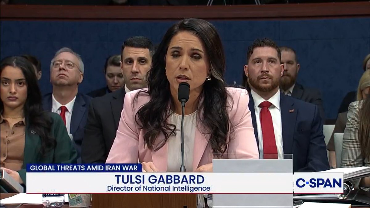 🇺🇸🇨🇳 Gabbard: “China continues to rapidly advance its AI capability."
