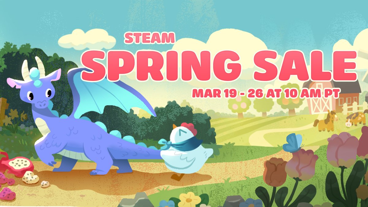 The Steam Spring Sale is here! 🌷 From now until March 26th, celebrate the turn of the seasons with thousands of discounts on games of all kinds.