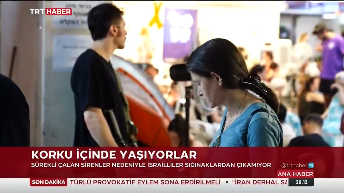 Orta Doğu’yu ateş çemberine çeviren İsrail, yol açtığı gerilimin sonuçlarıyla yüzleşiyor. Her gün defalarca çalan sirenler nedeniyle sık sık sığınaklara koşmak zorunda kalan İsrailliler, korku içinde yaşıyor. TRT Haber ekibi, İsrail'de bulunan sığınaklardaki durumu görüntüledi.