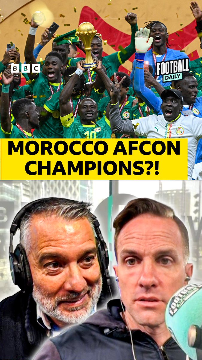 "You DON’T correct it 2 months later" 😡 💥 Guillem Balague &amp; Julien Laurens clash over Morocco being crowned #AFCON champions #BBCFootball