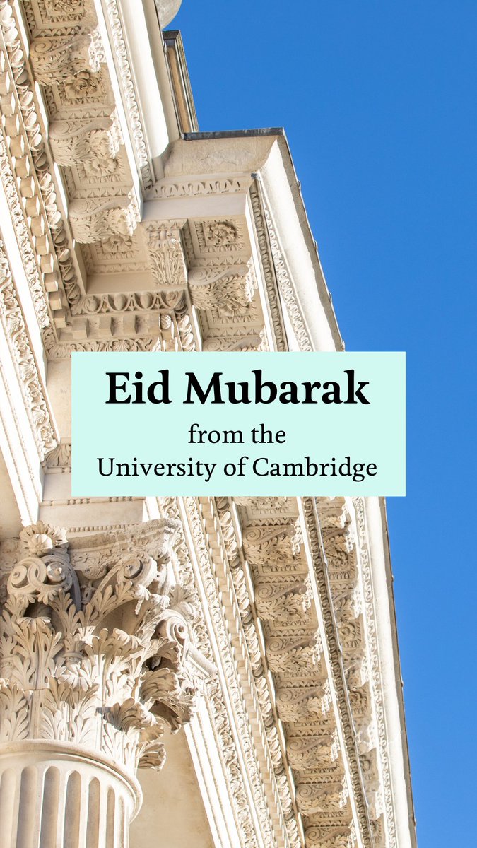Eid Mubarak to all our students, staff, alumni and friends celebrating in Cambridge and across the world 🌙 Here's a special message from Professor Kamal Munir, Cambridge's Pro-Vice-Chancellor for University Community and Engagement 👇