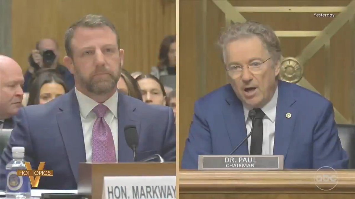 MULLIN GRILLED AT SENATE COMMITTEE HEARING: Pres. Trump's DHS pick Markwayne Mullin faced tough questions at his Senate confirmation hearing as he was accused of anger issues and confronted over past remarks — 'The View' and Sara Eisen break it down.