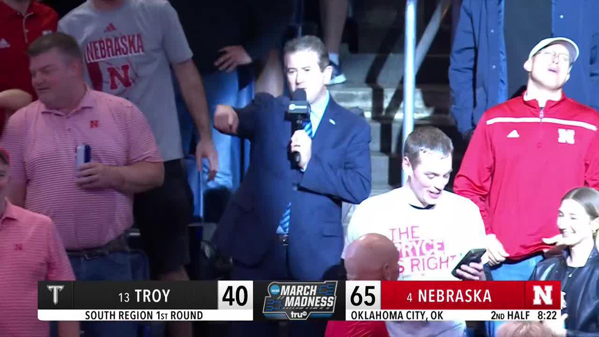 .Andy Katz is in a sea of red in Oklahoma City.