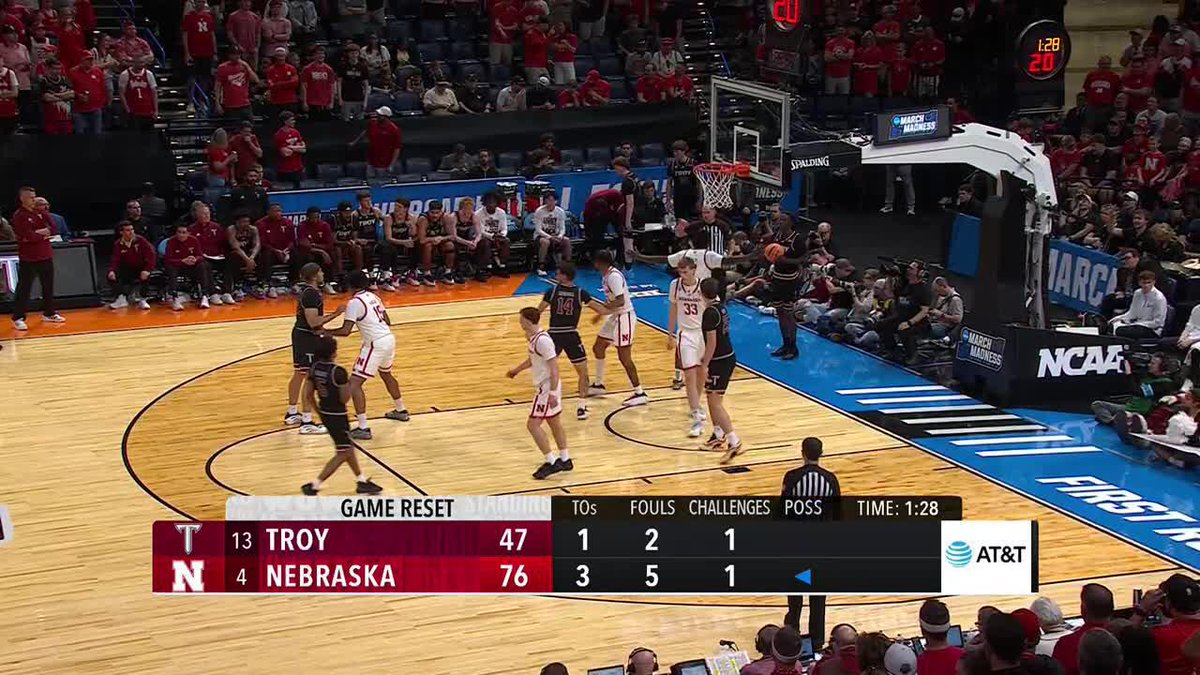 THE DROUGHT IS OVER! Nebraska Men's Basketball has their first NCAA Tournament victory.