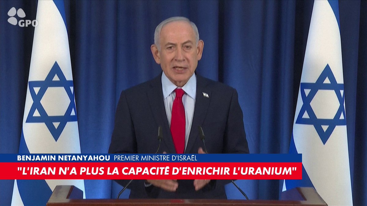 Benjamin Netanyahou : «Nous avons éliminé des milliers de meurtriers» Toute l'info est à retrouver sur