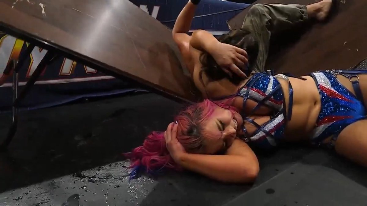 After the shocking backstage attack to her Timeless Love Bomb partner "Timeless" Toni Storm, Mina Shirakawa♡白川未奈 looked for revenge against Marina Shafir, whom she believed attacked Toni, in a NO HOLDS BARRED Match! Watch the #AEWDynamite replay RIGHT NOW on @SportsOnMAX!