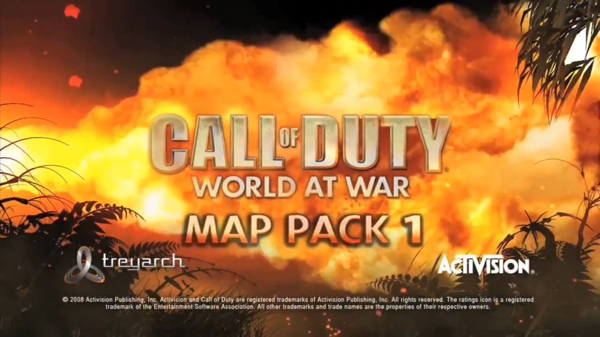 March 19, 2009 - WORLD AT WAR The first post-launch map pack releases. Everything NEW with Map Pack 1: - ZM Map: Verrückt - ZM Perks: Quick Revive, Double Tap, Juggernog, Speed Cola - ZM: Power Switch, Traps - MP Maps: Knee Deep, Nightfire, Station #TIZH