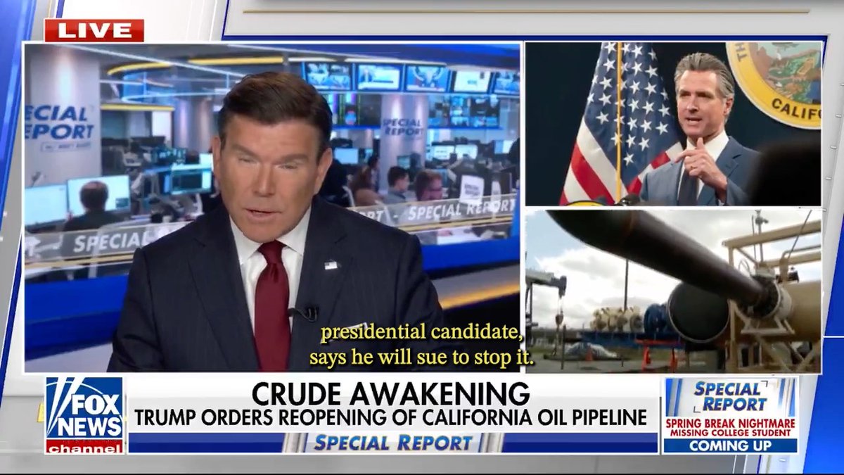 “CA oil production has dropped dramatically in recent decades forcing dozens of refineries to close, leaving the state to become more dependent on foreign oil.” Thank you, President Donald J. Trump for rescuing California from disastrous energy subtraction policies.