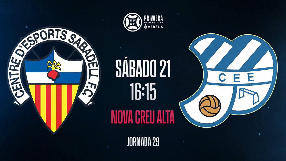 ✨ Un derbi mágico 𝗲𝗻 𝗯𝘂𝘀𝗰𝗮 𝗱𝗲 𝗵𝗮𝗰𝗲𝗿 𝗵𝗶𝘀𝘁𝗼𝗿𝗶𝗮… 💙 CE Sabadell 🧅 🤍 Club Esportiu Europa 💙 #PrimeraFederación | #VersusELearning