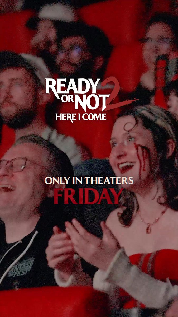 Fans react to the READY OR NOT 2: HERE I COME Pop Crave screening in NYC. Only in theaters TOMORROW, get tickets now. #ReadyorNot2