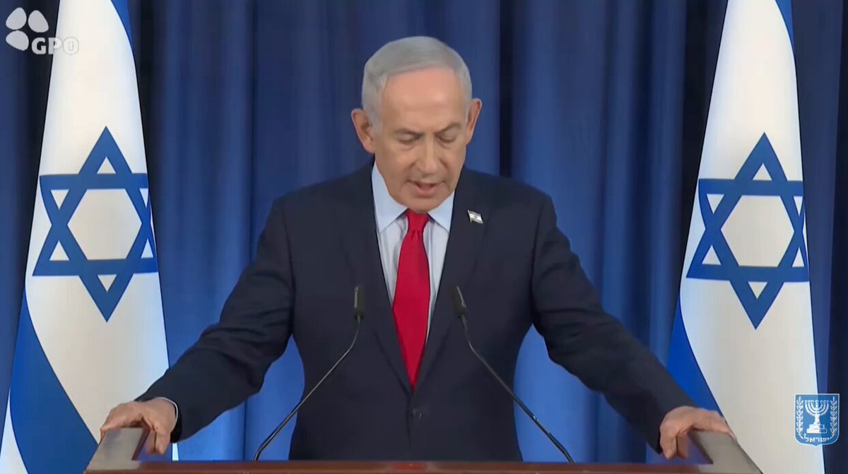 Netanyahu: “America is not fighting for Israel — America is fighting with Israel.”
