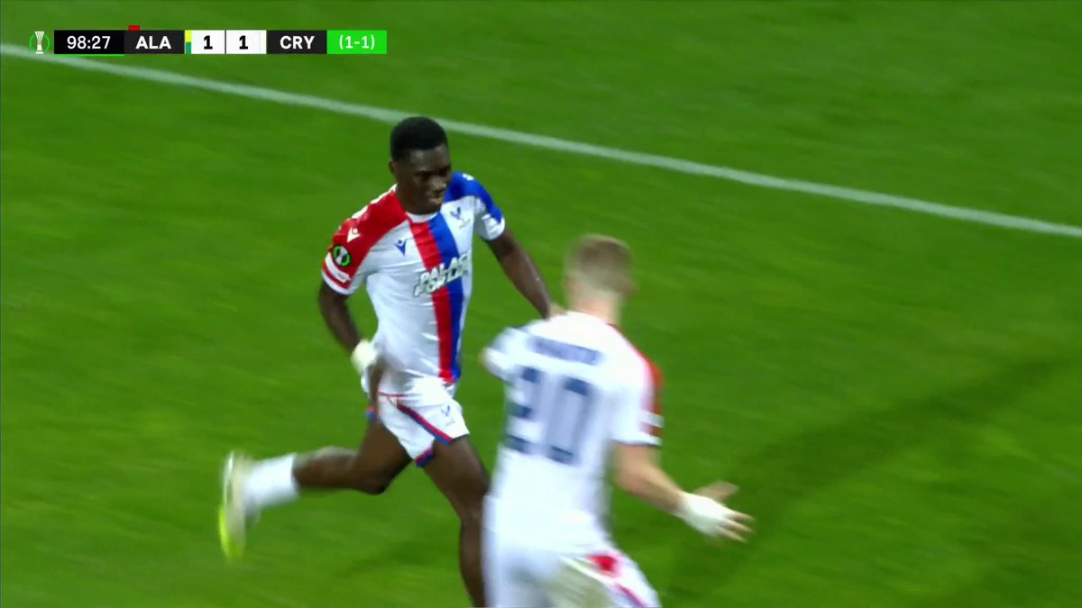 Ismaïla Sarr gets his second of the night and Crystal Palace lead in extra time 🤩 📺 TNT Sports & discovery+ UK