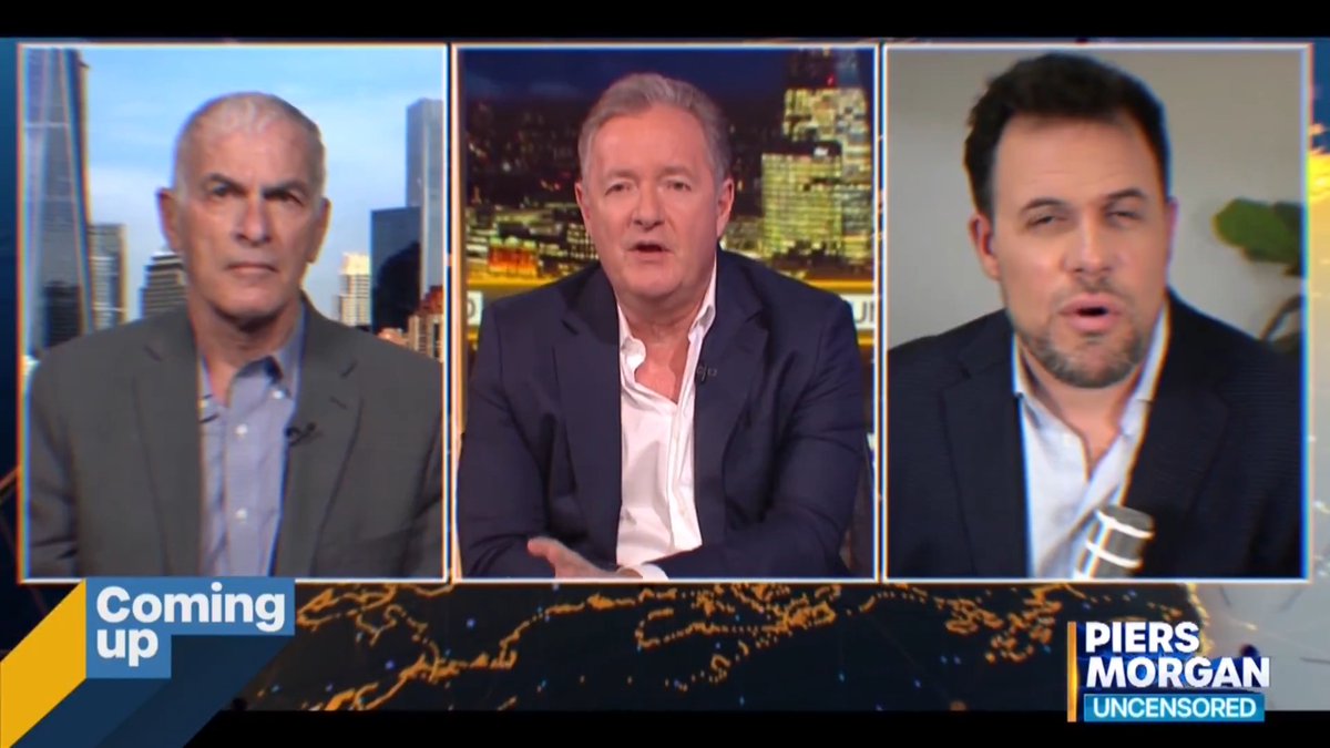 "I really look forward to seeing their doomsday prophecies shattered at the face of reality!" Norman Finkelstein and Jonathan Conricus go head-to-head over the US-Iran war. Don't miss it 👇 📺 Piers Morgan | Norman Finkelstein | Jonathan Conricus | John Mearsheimer