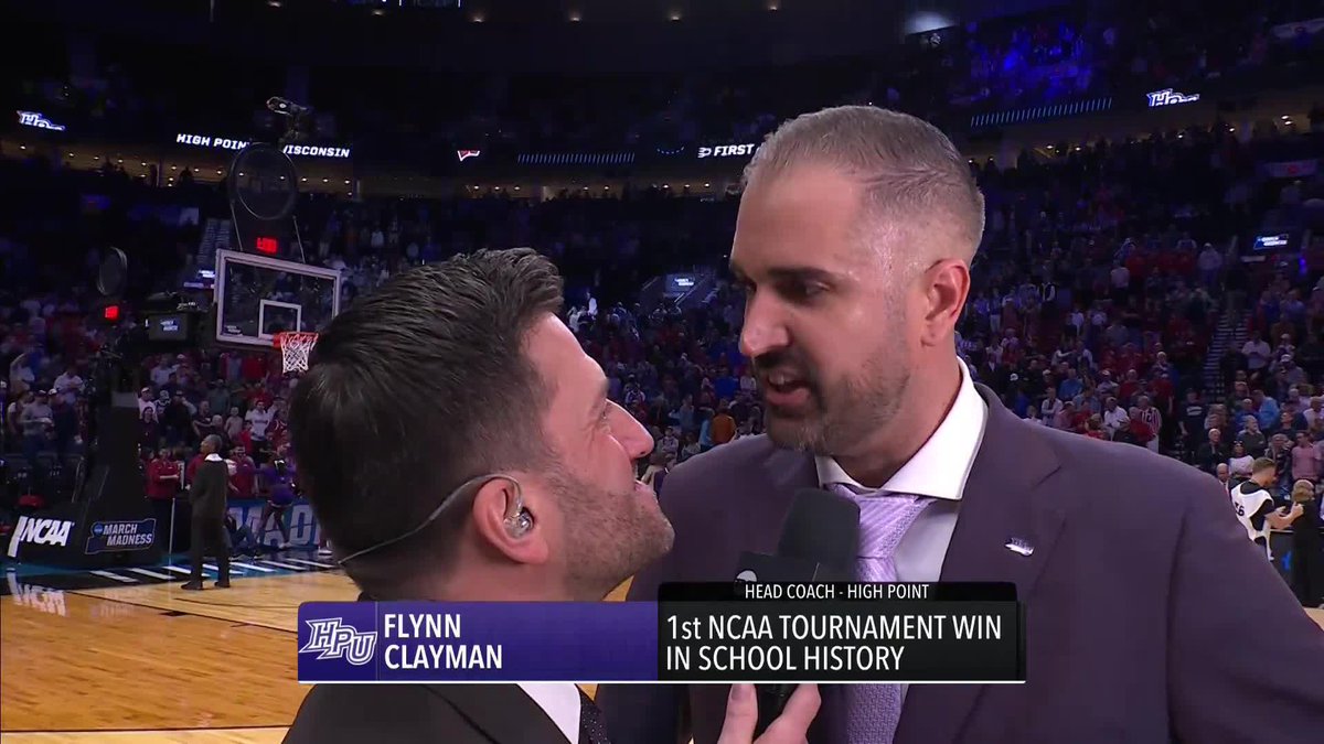 High Point HC Flynn Clayman: "It looks pretty obvious to me that high-majors need to play mid-majors early in the season. Because they said we didn't play nobody. We played somebody now... Nobody would play us. Just like they wouldn't play Miami (Ohio)."