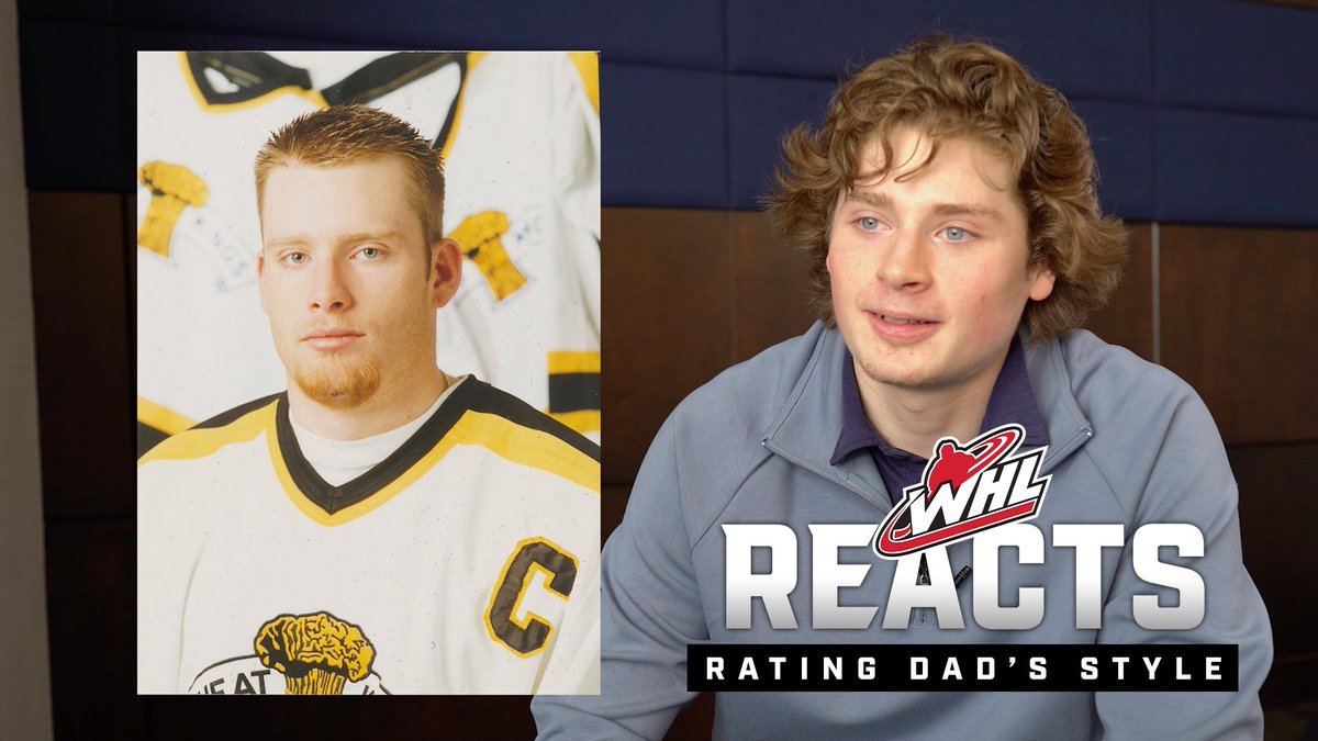 Like father, like son? These WHLers were tasked with rating their dad's style during their time in the Western League! Red Deer Rebels | Medicine Hat Tigers | Vancouver Giants | Swift Current Broncos