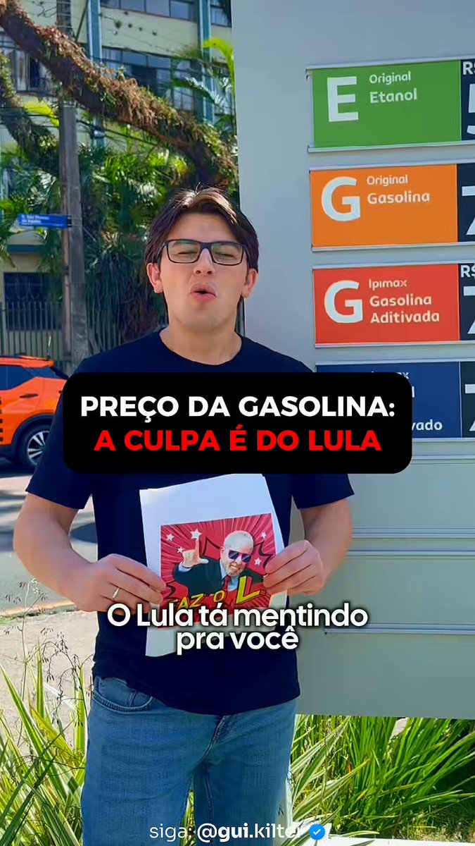 Essa é a verdade sobre o preço dos combustíveis: a culpa é do LULA!