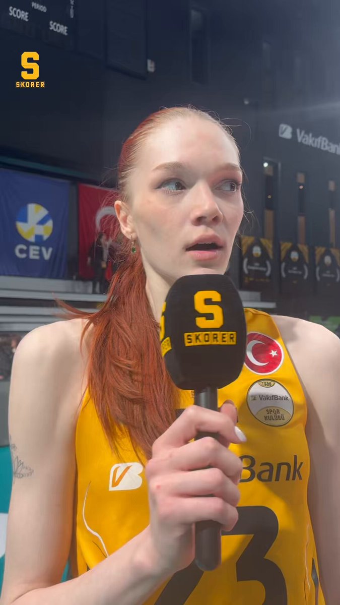 🎙️ Marina Markova, Conegliano maçı hakkında: Tabii ki kolay bir maç olacağını söyleyemem. Bu bir yarı final. Tam olarak beklediğimiz şey. Final Four'a hazırlanmak için zamanımız olacak. Önümüze kim gelirse göreceğiz. 🗞️ Serkan Özen