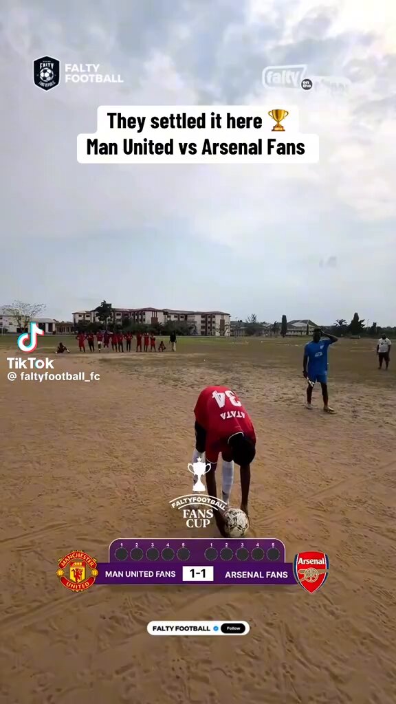 Man U vs Arsenal Penalty Shootout