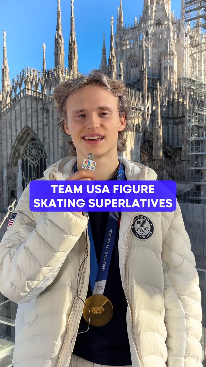Team USA Figure Skating superlatives, according to Ilia Malinin. 🤔