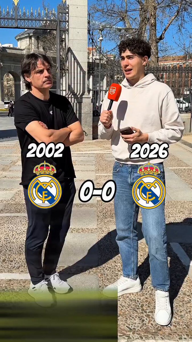 إختيارات فرناندو مورينتس بين جيل ريال مدريد الحالي وجيل 2002.