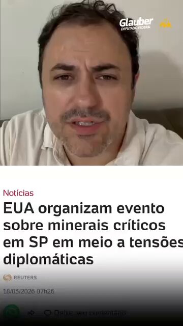 Nossas riquezas estão em risco! Este é um alerta grave sobre a soberania do nosso país. Acordos sobre minerais críticos e terras raras estão sendo feitos entre o governador Ronaldo Caiado e o governo imperialista dos Estados Unidos, sob a influência de Donald Trump, sem a participação do Governo Federal. Isso desrespeita diretamente a nossa Constituição. Não podemos aceitar que recursos que pertencem à União sejam negociados de forma que fira os interesses do povo brasileiro. É hora de defender o que é nosso! Confira os detalhes no vídeo completo.