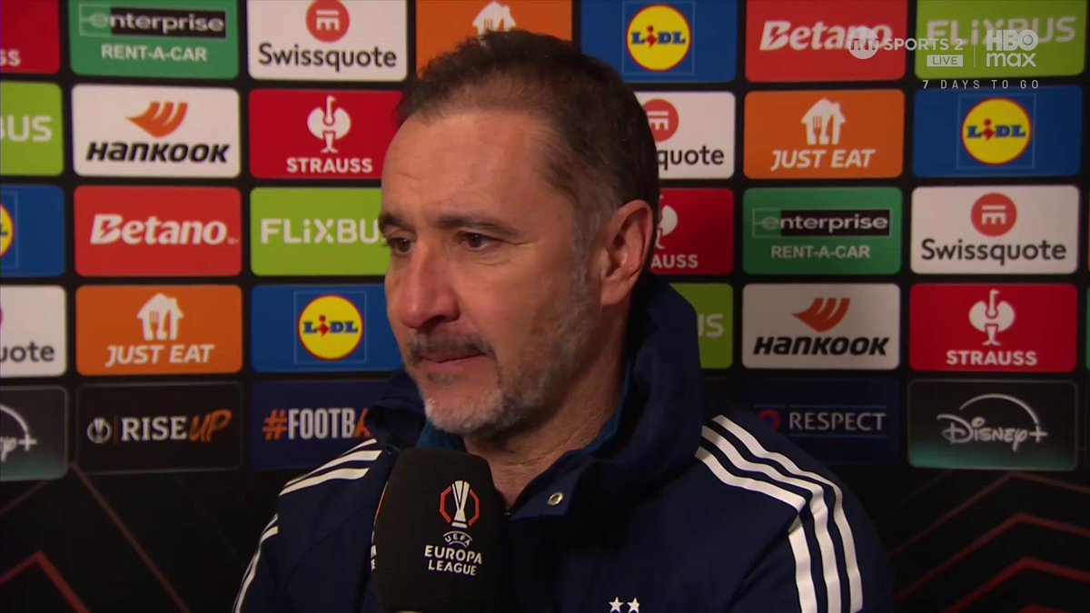 "We played at a very high level" Vitor Pereira praises his players for the fight they showed to make it past Midtjylland... 🎙️ Liam MacDevitt 📺 TNT Sports & discovery+ UK