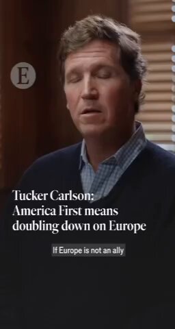 🇪🇺🇺🇸 "If Europe is not an ally of the USA, then China will rule the world. We should treat Europe as an ally. Europe should be an ally... There are people in the US government who really hate Europe, and I don't really understand why." — Tucker Carlson