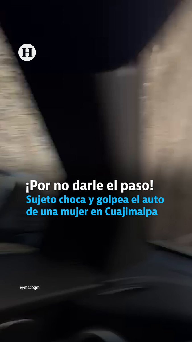 #VIRAL | ¿Lord berrinches? Este conductor no controló su ira y protagonizó un agresivo momento en #Cuajimalpa De acuerdo con la mujer que compartió el video, ya se realizó la denuncia correspondiente