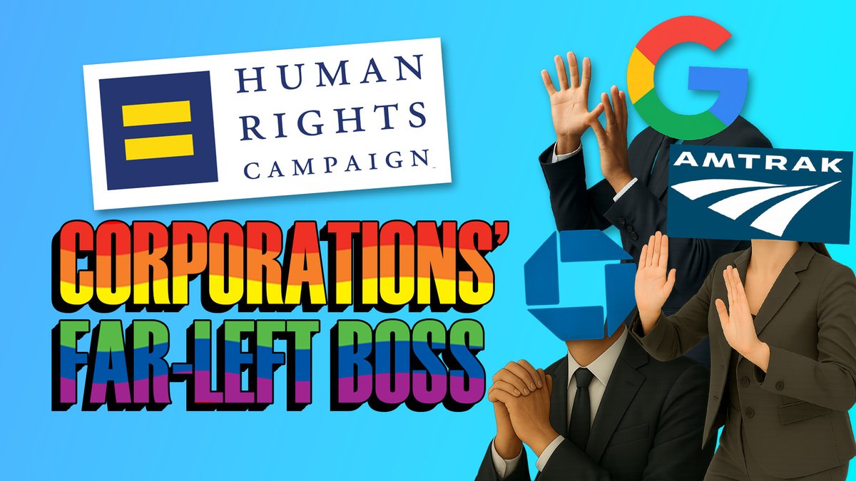 The Human Rights Campaign! Sounds great. I support human rights. But Robby Starbuck says the HRC “has nothing to do with actual human rights.” They push "transgenderism into the workplace and support sex changes for kids.” And big companies subscribe: