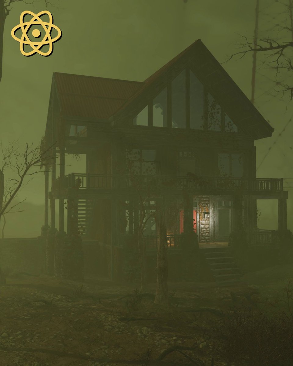 For builders who like their homes rustic and reclaimed by the wilds. 🌿 Build your own backwoods retreat with the Abandoned Estate Bundle, available in the Atomic Shop for a limited time. #Fallout76