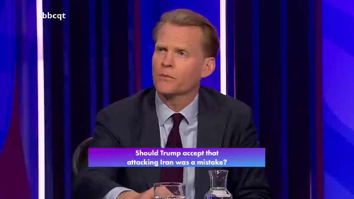 “I’m amazed that Keir Starmer is being portrayed as some strong, decisive leader” Reform UK’s James Orr says the Prime Minister’s response to the US-Israel war with Iran was “not clear” and “Starmer followed Farage” on allowing the US to use UK bases #bbcqt