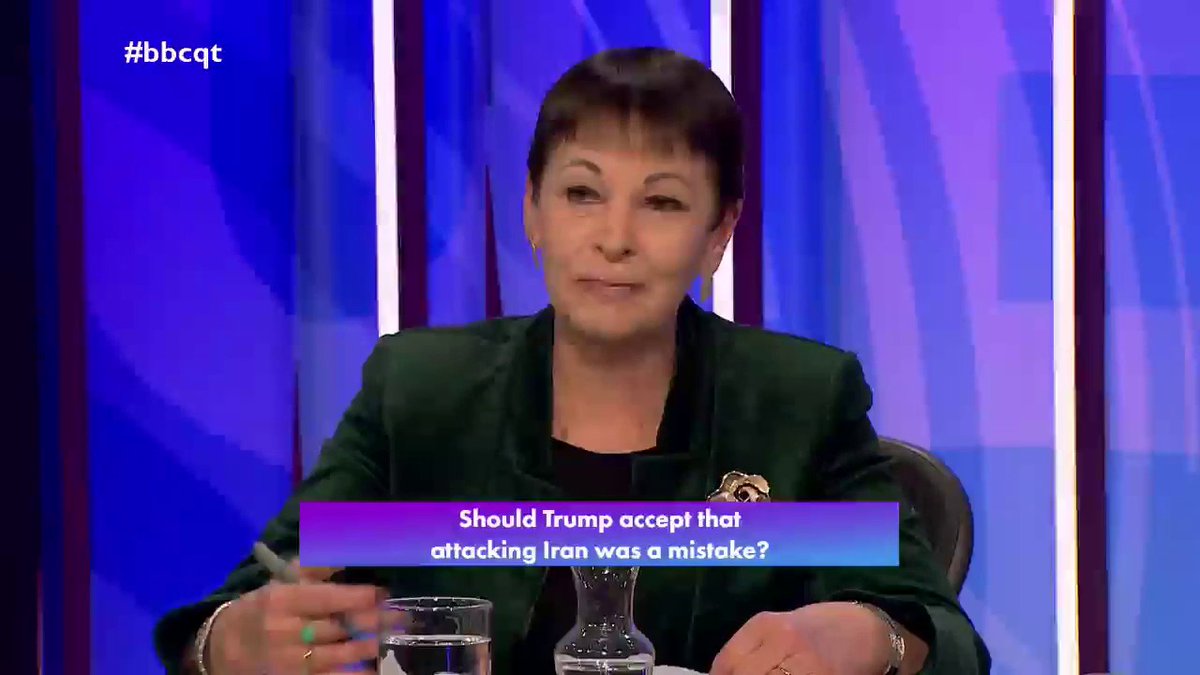 “This is not Grand Theft Auto. This is real people’s real lives” The Green Party’s Caroline Lucas says US President Donald Trump has “no kind of plan” for the US-Israel war with Iran, and the White House is treating it like a “big game” #bbcqt