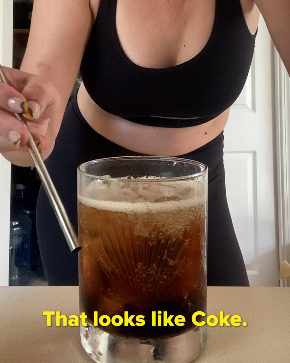 balsamic vinegar + soda water = coke???