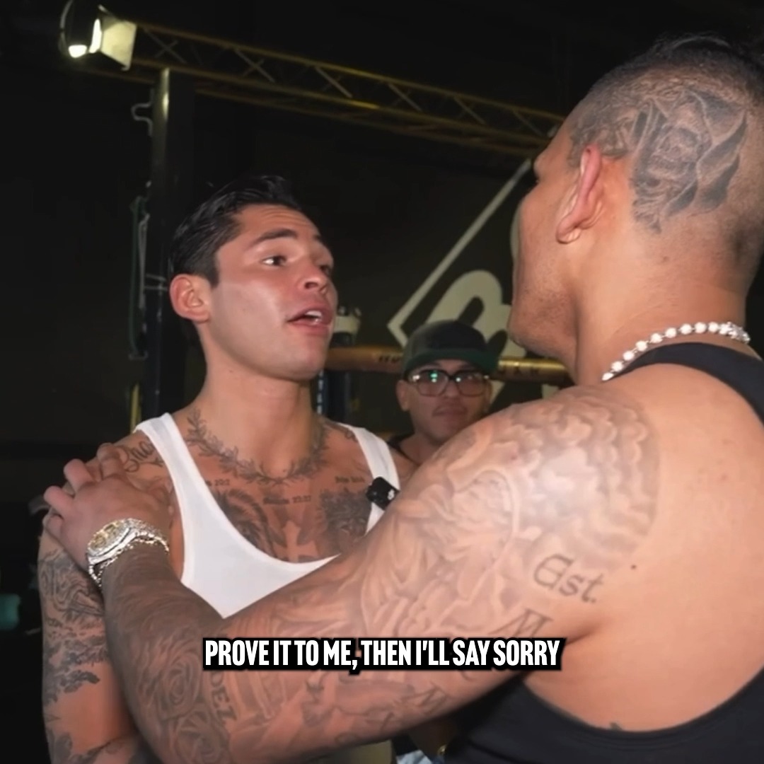 Ryan Garcia and Jose Benavidez Jr hash it out over a social media dispute 👀🤝