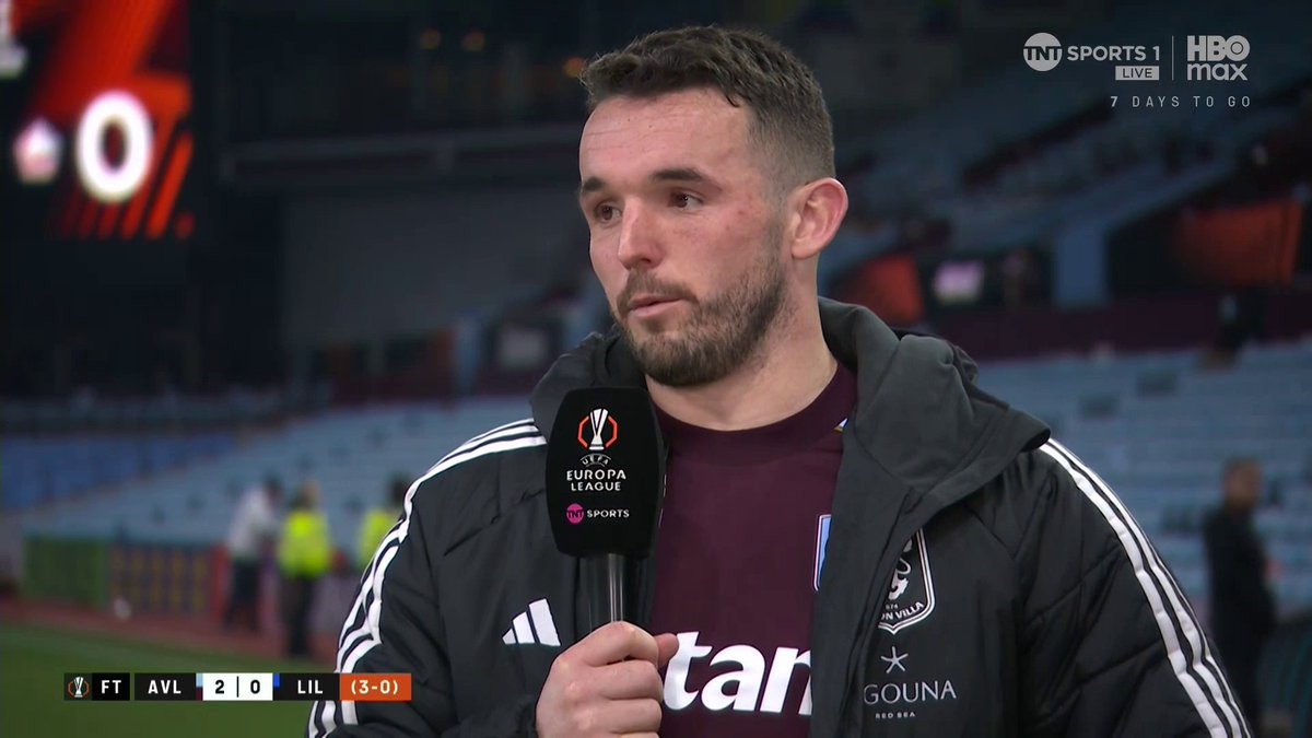 "Jadon's best performance in a Villa shirt, he was Man of the Match by a mile tonight" John McGinn reviews his goal against Lille, and praises Jadon Sancho 👏 🎙Lynsey Hipgrave | 📺 TNT Sports & discovery+ UK