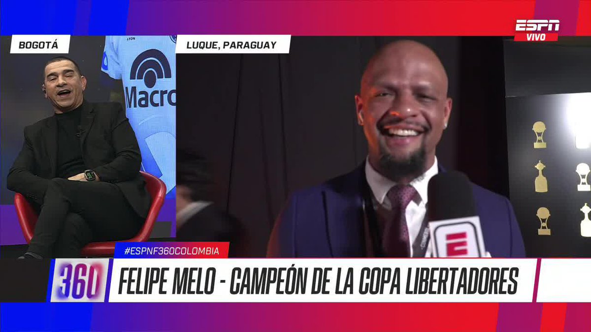 ¿QUIÉNES SON LOS EQUIPOS MÁS FUERTES DE LA LIBERTADORES? "Los equipos fuertes son los brasileños" Felipe Melo ▶️ Mira #ESPNF360COLOMBIA en el Plan Premium de #DisneyPlus