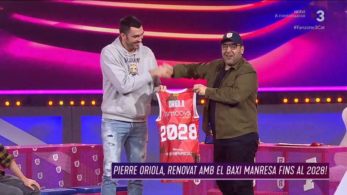 🔵🔴 EXCLUSIVA #Fanzone3Cat: Pierre Oriola renova amb el Kids&Us Manresa fins al 2028. Felicitats! 🥳🎉 ▶