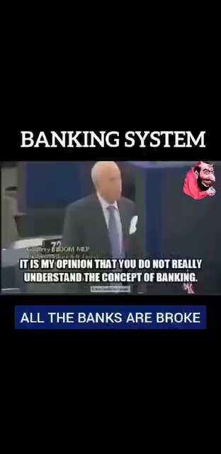 BANKING SYSTEM FINALLY COLLAPSED — THEY WERE BROKE THE WHOLE TIME "ALL THE BANKS ARE BROKE. BANK SANTANDER, DEUTSCHE BANK, ROYAL BANK OF SCOTLAND — THEY'RE ALL BROKE." "IT ISN'T AN ACT OF GOD. IT ISN'T SOME SORT OF TSUNAMI." "THEY'RE BROKE BECAUSE OF FRACTIONAL RESERVE BANKING — BANKS LEND MONEY THEY DON'T ACTUALLY HAVE. IT'S A CRIMINAL SCANDAL." ⚖️📉 "MOST OF THE PROBLEM STARTS IN POLITICS AND CENTRAL BANKS."