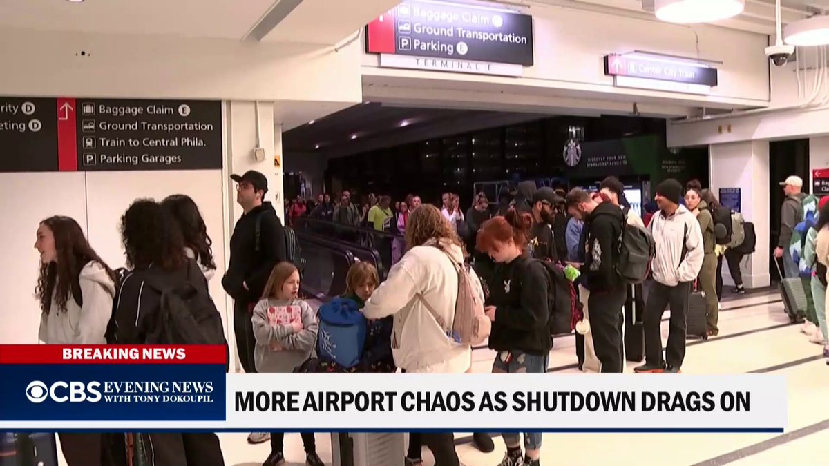 A month into the government shutdown, airport disruptions are worsening as TSA officers work without pay, checkpoints close and long lines stretch across terminals nationwide.