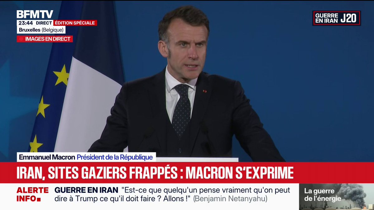 [ 🇫🇷 FRANCE | 🇮🇷 IRAN | 🇮🇱 ISRAËL ] 🔸 Emmanuel Macron affirme que la position de la France dans le conflit au Moyen‑Orient reste « strictement défensive », visant uniquement à protéger ses forces, ses ressortissants et ses partenaires dans la région.