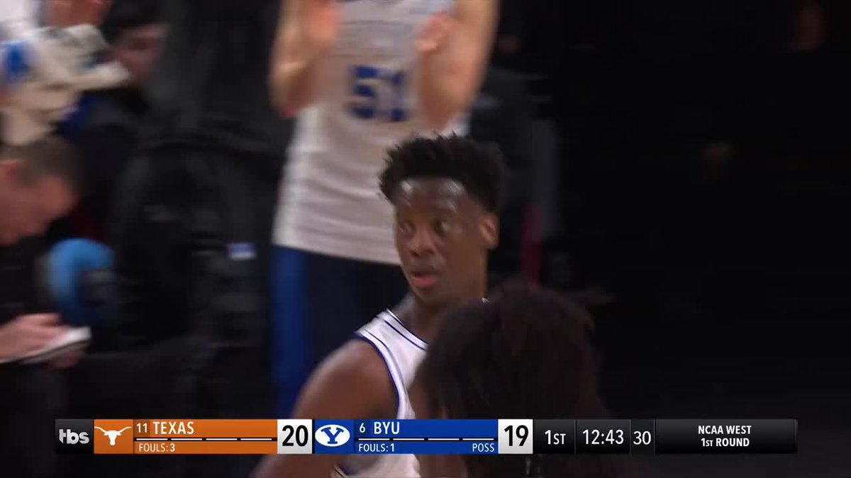 AJ Dybantsa with 10 points already for BYU Men's Basketball 👀👀