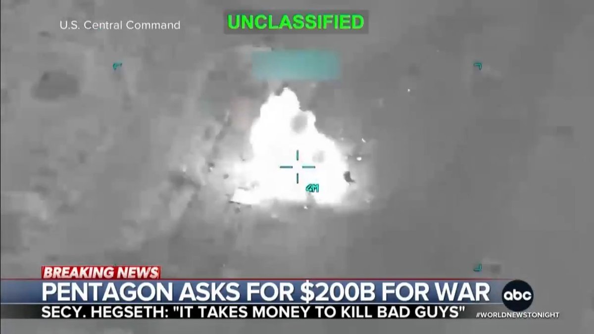 Pres. Trump is calling for an additional $200B for the war in Iran war, saying it's a “small price to pay.” @MarykBruce reports and has details on the awkward moment in the Oval Office between the president and Japan's prime minister.
