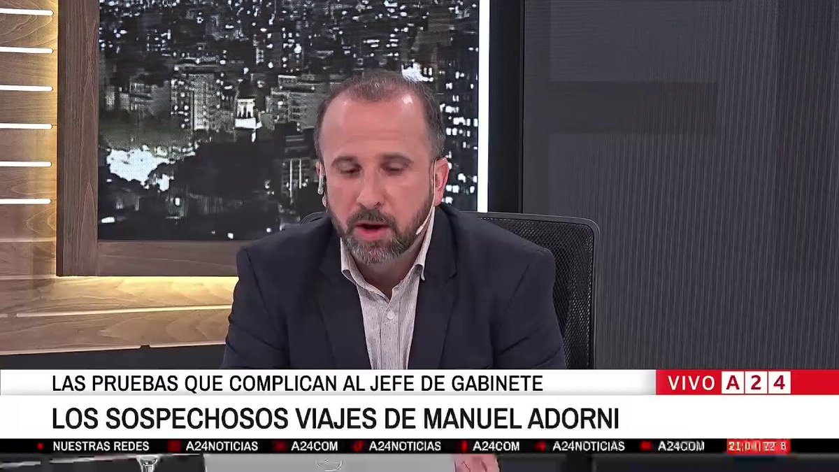 La empresa que pagó el vuelo de Adorni a Uruguay es una productora contratada POR ÉL MISMO como Jefe de Gabinete. El monto total es de casi SIETE MILLONES DE PESOS, el equivalente a dos meses de sueldo de Vagorni 🤑🤑 El ñoqui tiene las horas contadas ⌛️