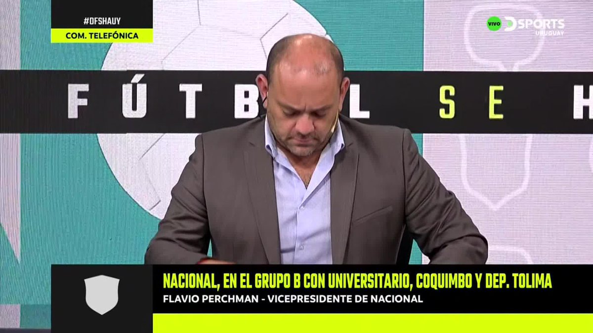 "SERÍA UN GRAN FRACASO NO PASAR EL GRUPO" 💬 🔵⚪🔴 La palabra de Flavio Perchman y su análisis sobre los rivales de Nacional en la CONMEBOL #Libertadores. 🎙️ #DFSHAUY