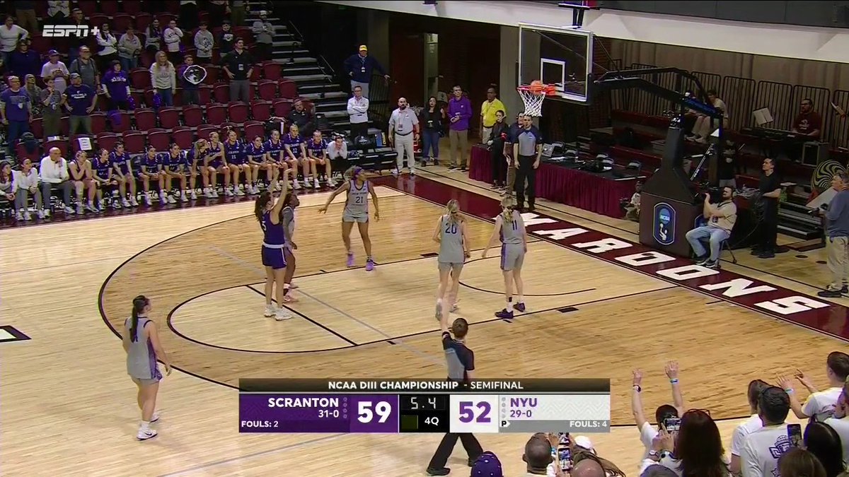 SCRANTON HAS DONE IT‼️🤯 Scranton Athletics remain undefeated and are National Championship bound for the first time since 1985. #WhyD3 | #D3Hoops